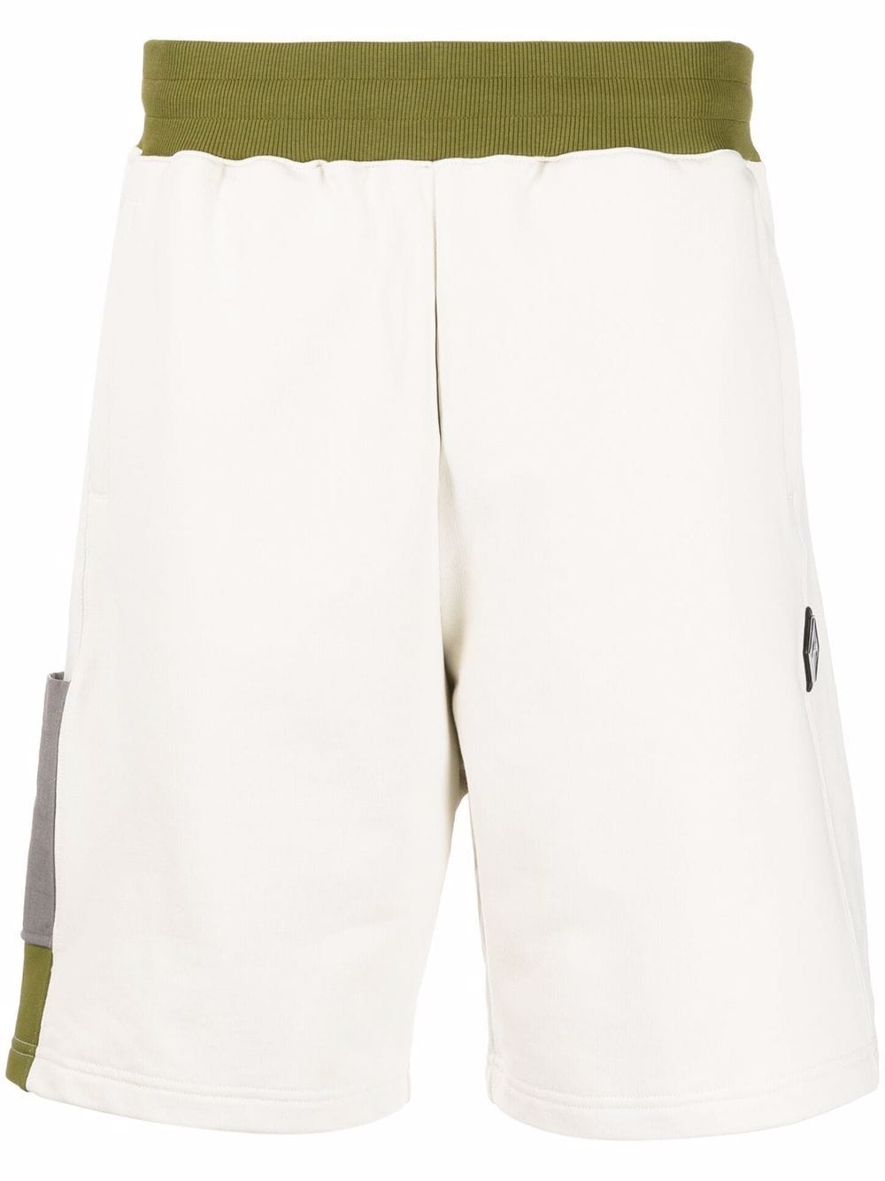 A-COLD-WALL* two-tone panel shorts - Neutrals von A-COLD-WALL*