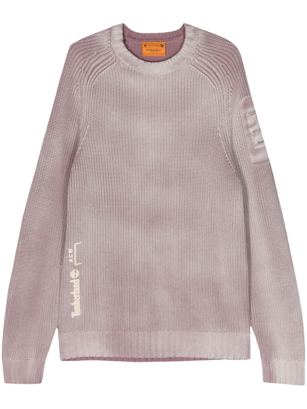 A-COLD-WALL* x Timberland® Future73 logo-embossed jumper - Purple von A-COLD-WALL*