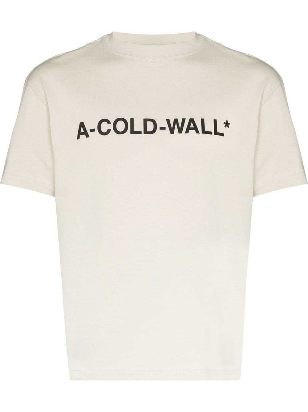 A-COLD-WALL* logo-print cotton T-shirt - Neutrals von A-COLD-WALL*