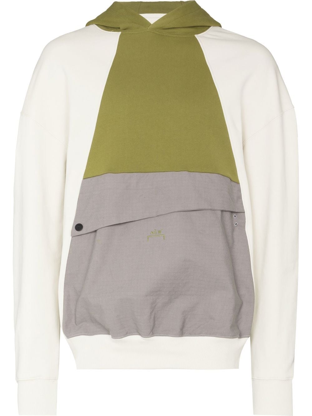 A-COLD-WALL* flap-pocket panelled hoodie - Green von A-COLD-WALL*