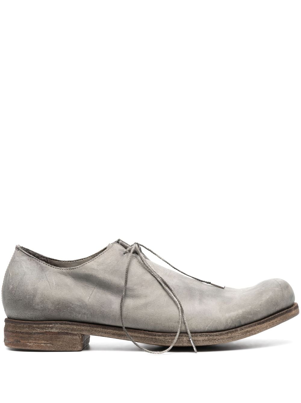 A Diciannoveventitre round-toe leather derby shoes - Grey von A Diciannoveventitre