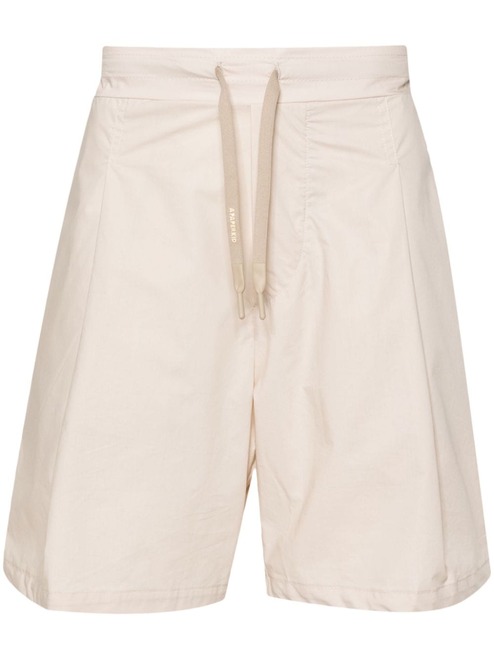 A Paper Kid elasticated-waist cotton shorts - Neutrals von A Paper Kid