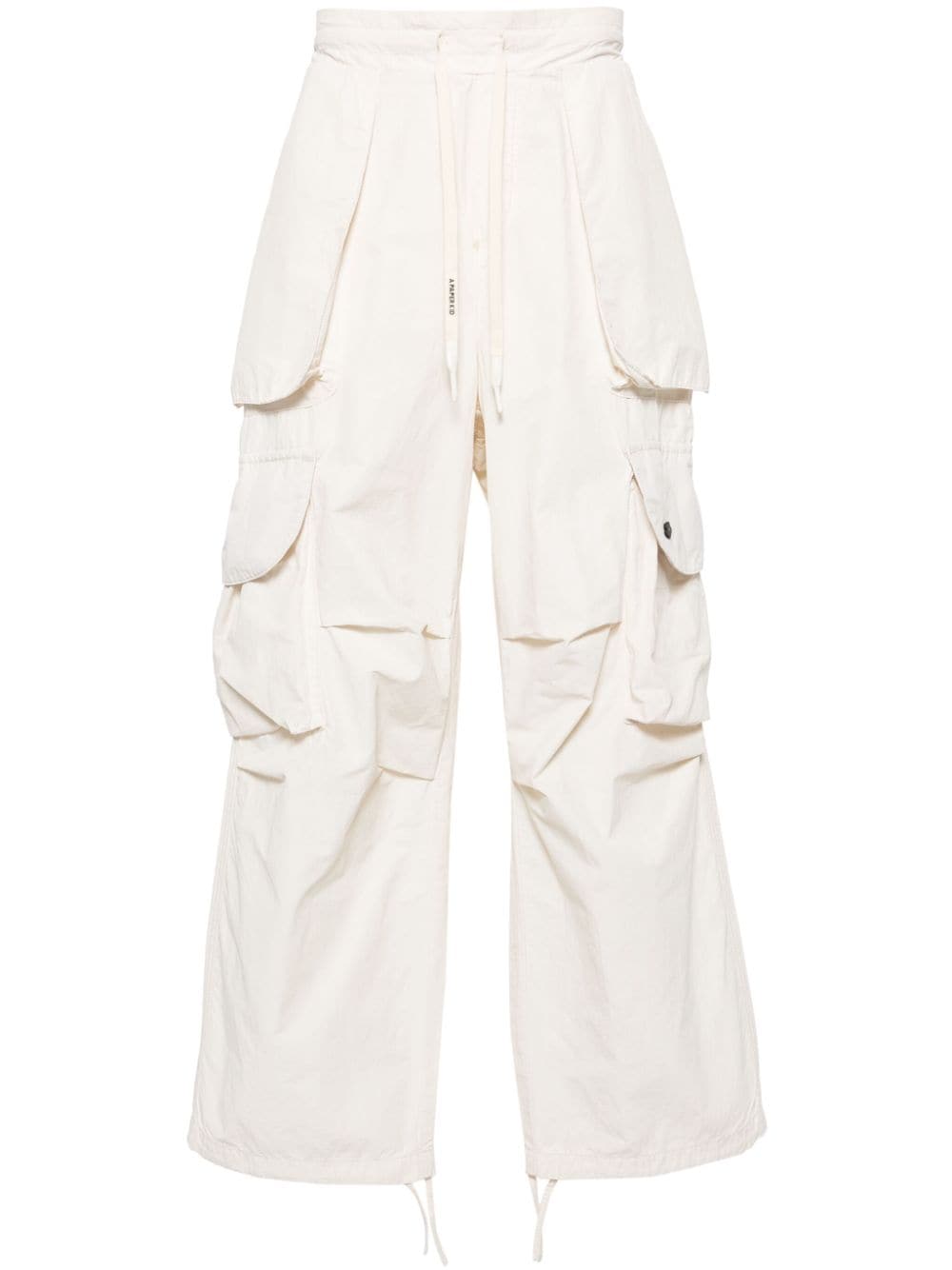 A Paper Kid straight-leg cargo trousers - Neutrals von A Paper Kid