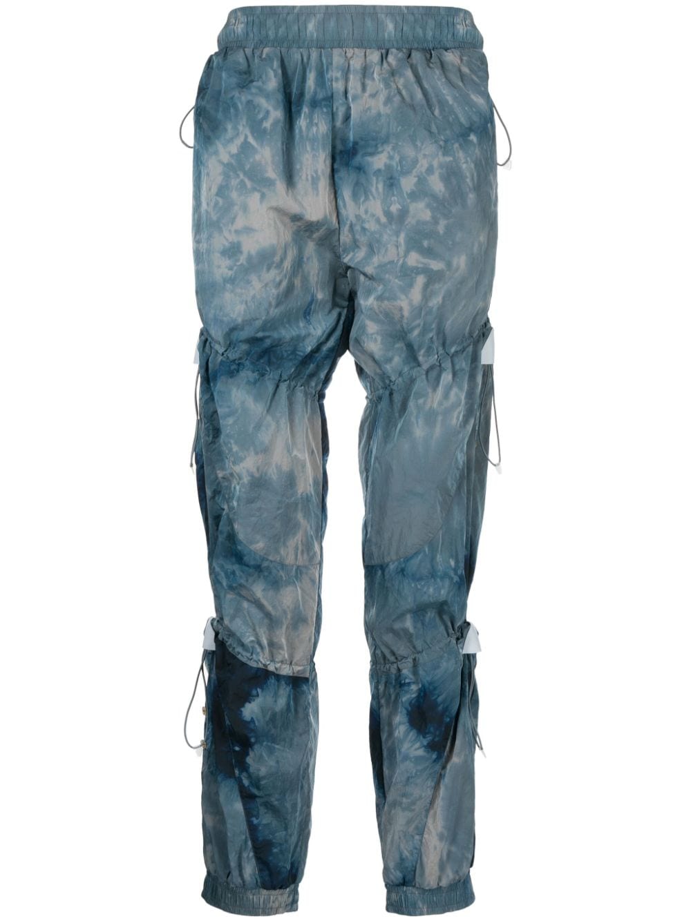 A.A. Spectrum crinkled-finish track trousers - Blue von A.A. Spectrum