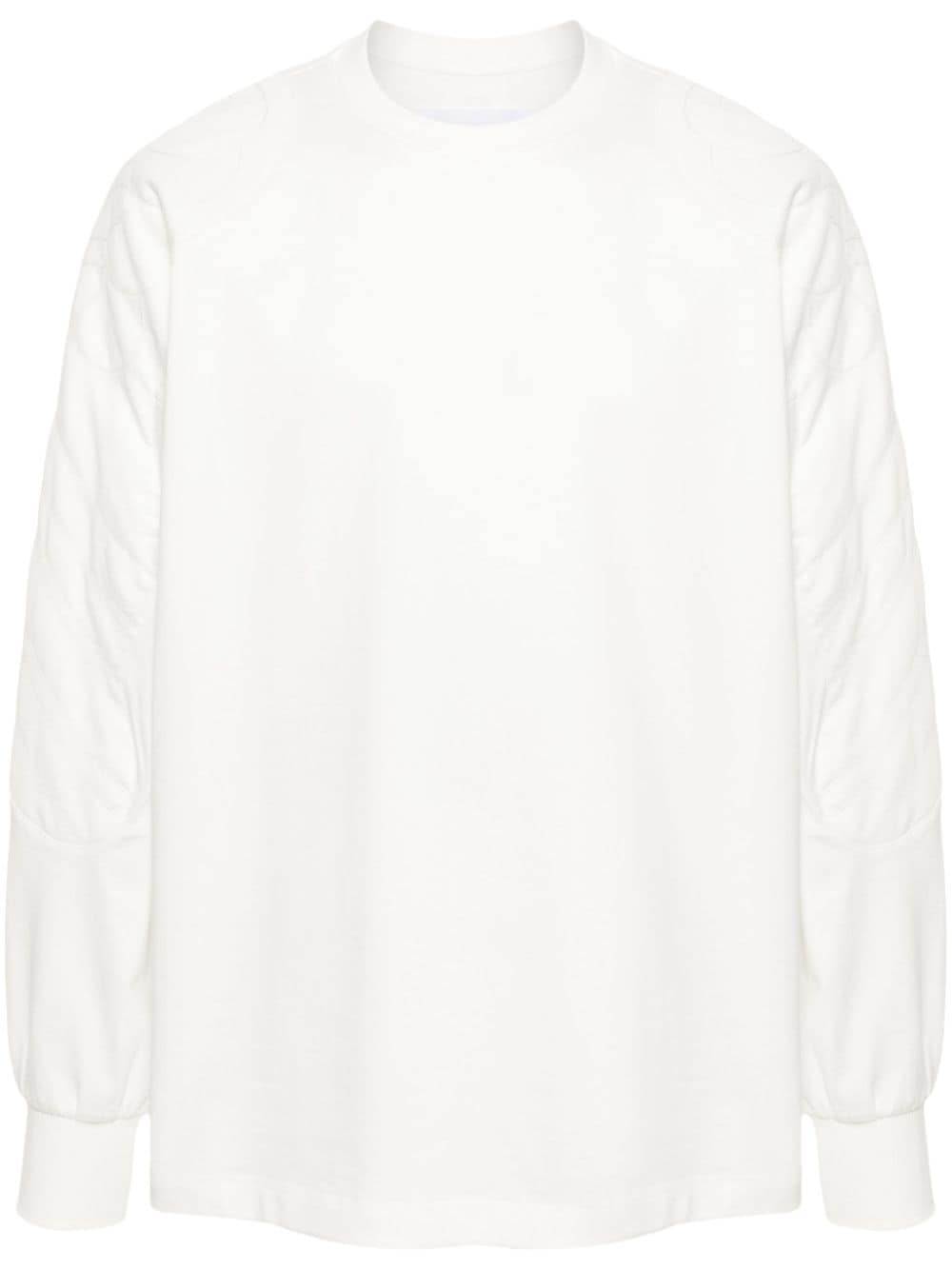 A.A. Spectrum long-sleeve cotton-blend sweatshirt - White von A.A. Spectrum