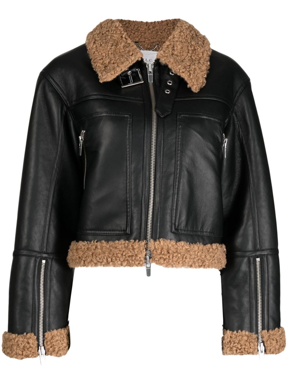 A.L.C. Aspen faux-shearling jacket - Black von A.L.C.