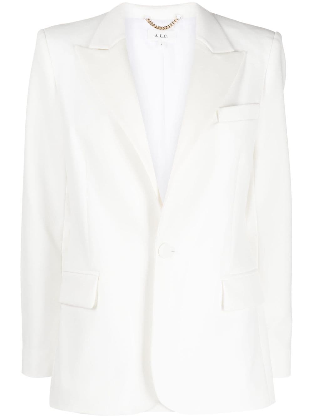 A.L.C. Davin II single-breasted blazer - White von A.L.C.