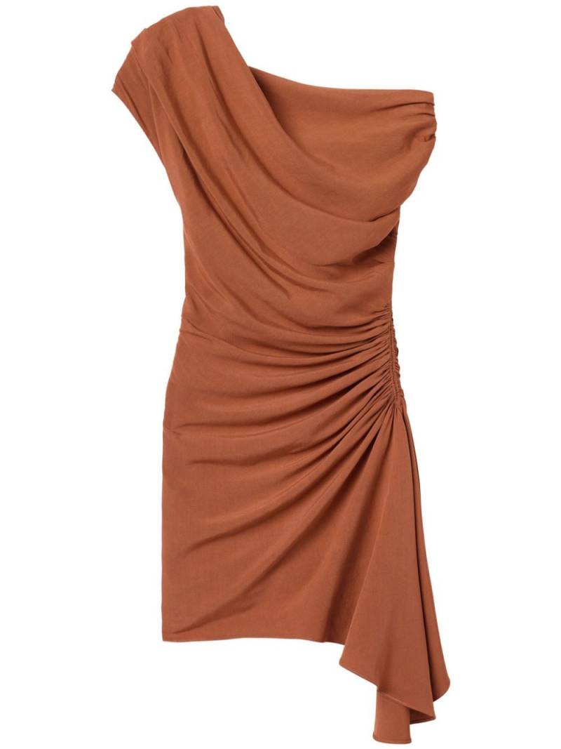 A.L.C. Poppy draped minidress - Brown von A.L.C.