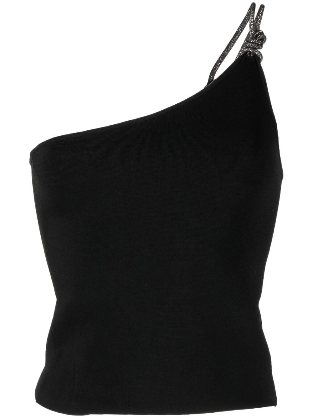 A.L.C. knotted one-shoulder top - Black von A.L.C.