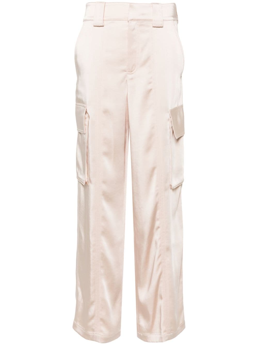 A.L.C. mid-waist straight-leg trousers - Pink von A.L.C.