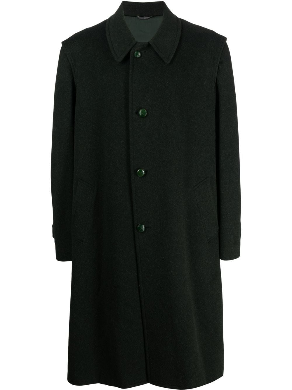 A.N.G.E.L.O. Vintage Cult 1970s single-breasted long coat - Green von A.N.G.E.L.O. Vintage Cult