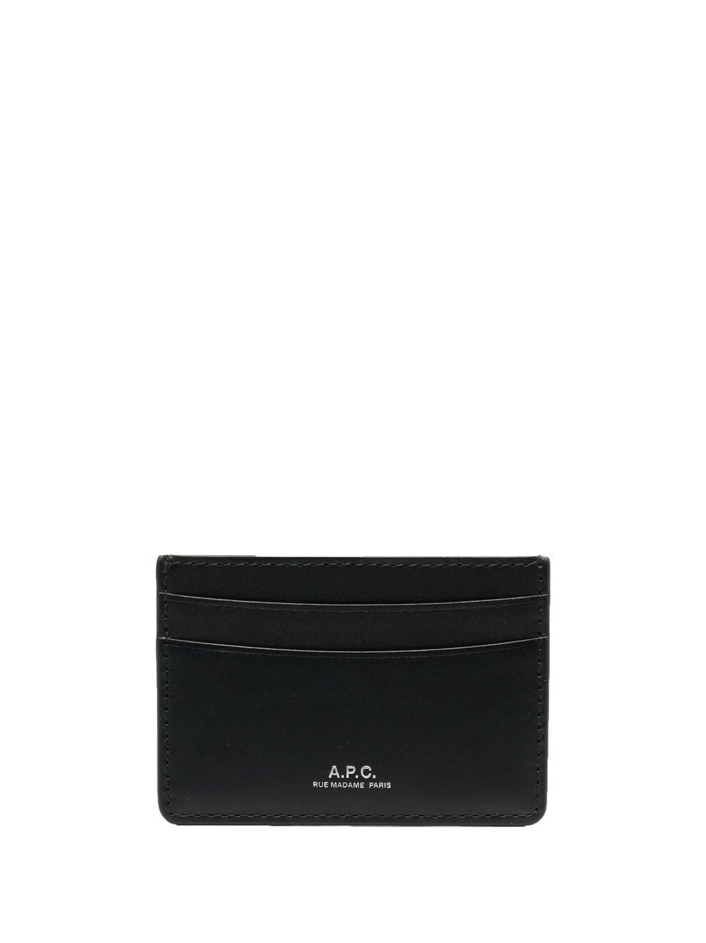 A.P.C. André embossed logo cardholder - Black von A.P.C.