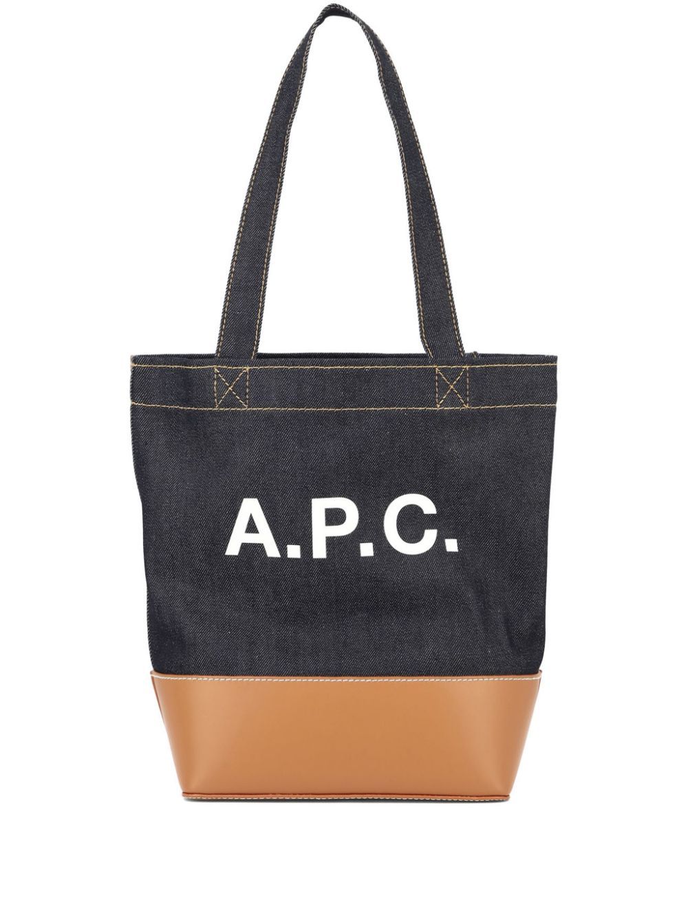 A.P.C. Axelle logo tote bag - Blue von A.P.C.