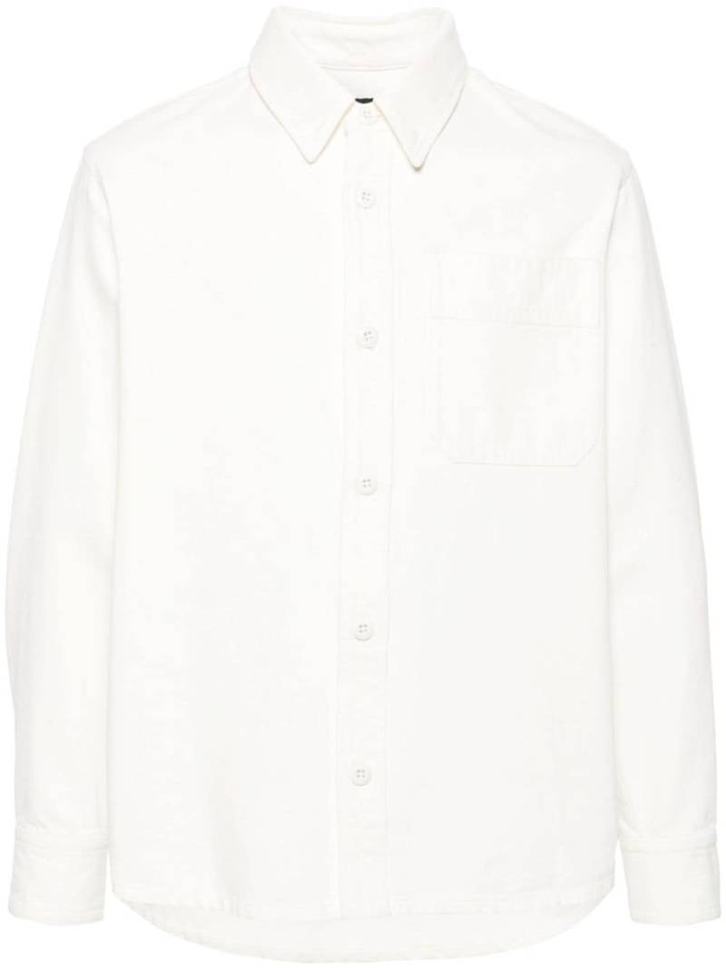 A.P.C. Basile Brodée cotton overshirt - White von A.P.C.