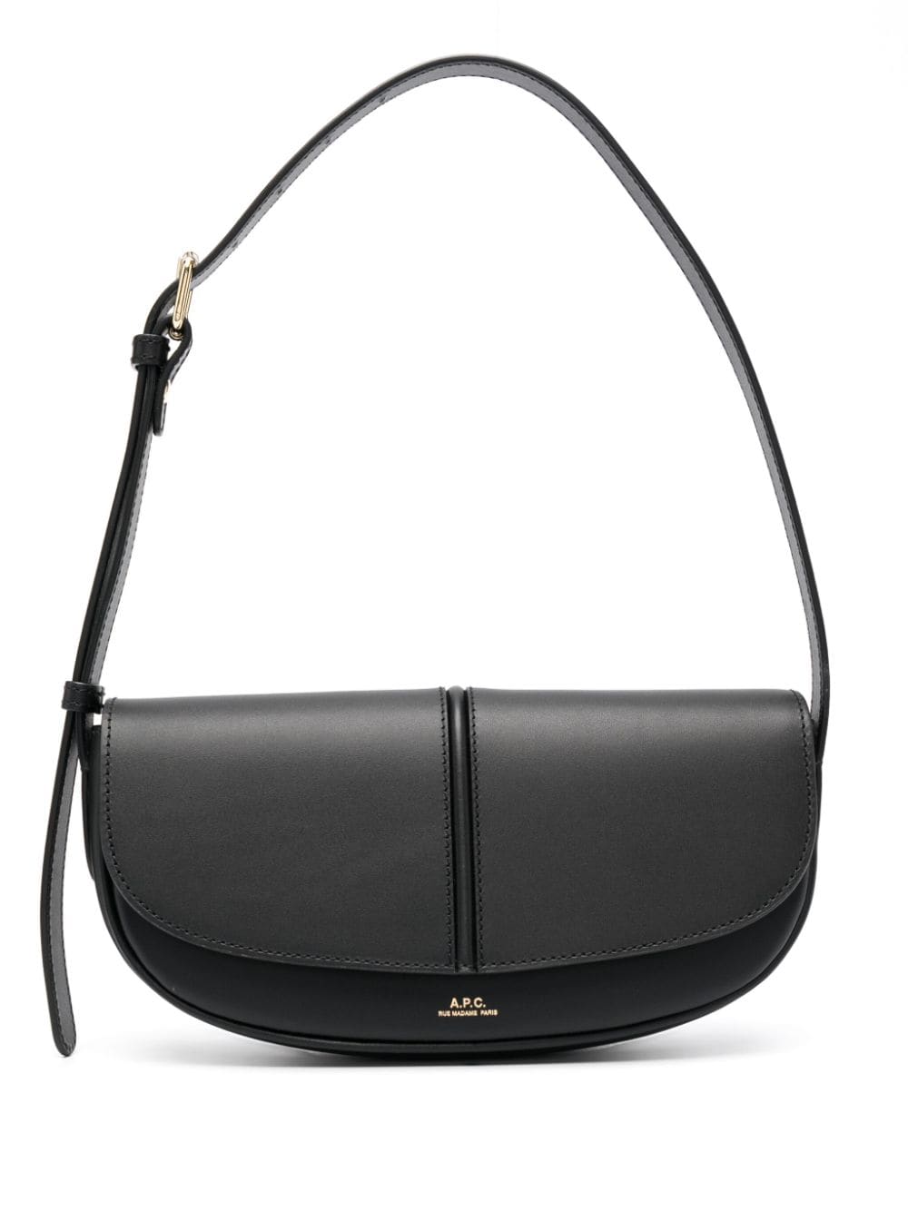 A.P.C. Betty leather shoulder bag - Black von A.P.C.
