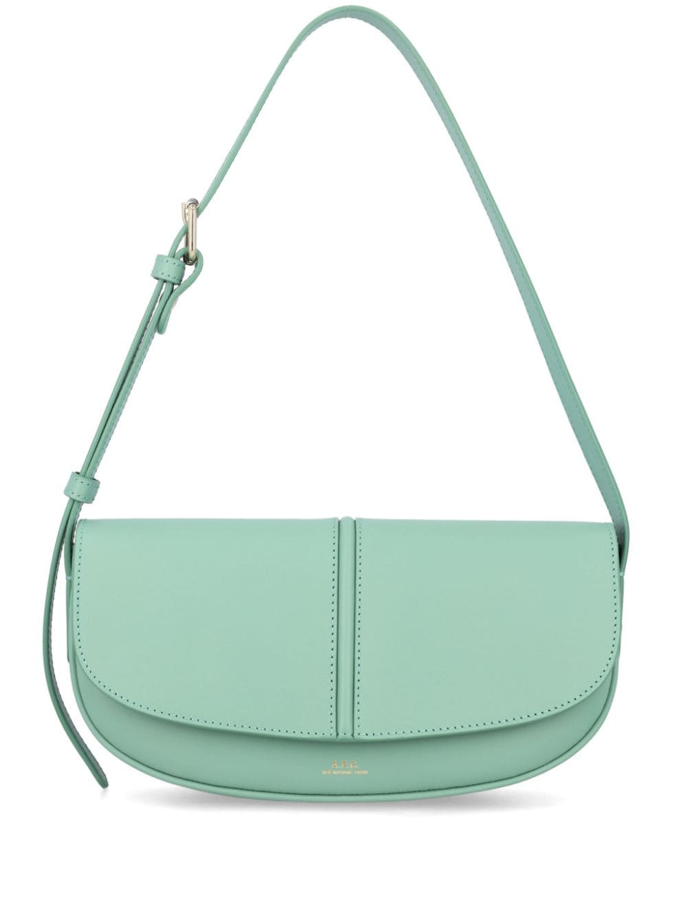 A.P.C. Betty leather shoulder bag - Green von A.P.C.