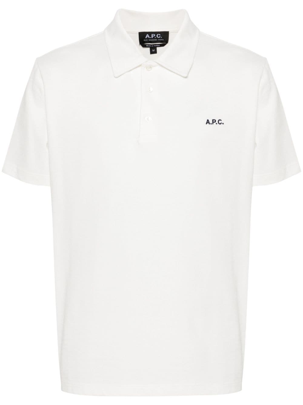 A.P.C. Carter cotton polo shirt - White von A.P.C.