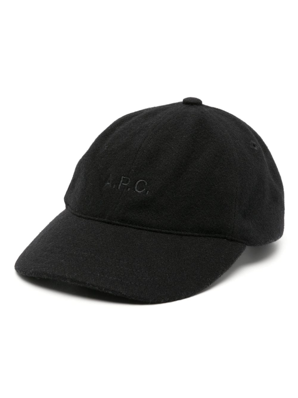 A.P.C. Charlie logo-embroidered baseball cap - Black von A.P.C.