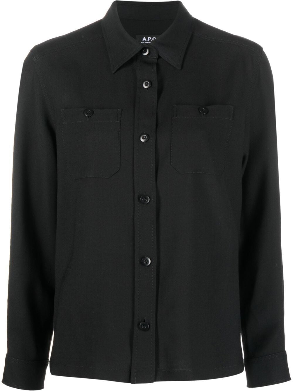 A.P.C. Chloé long-sleeve shirt - Black von A.P.C.