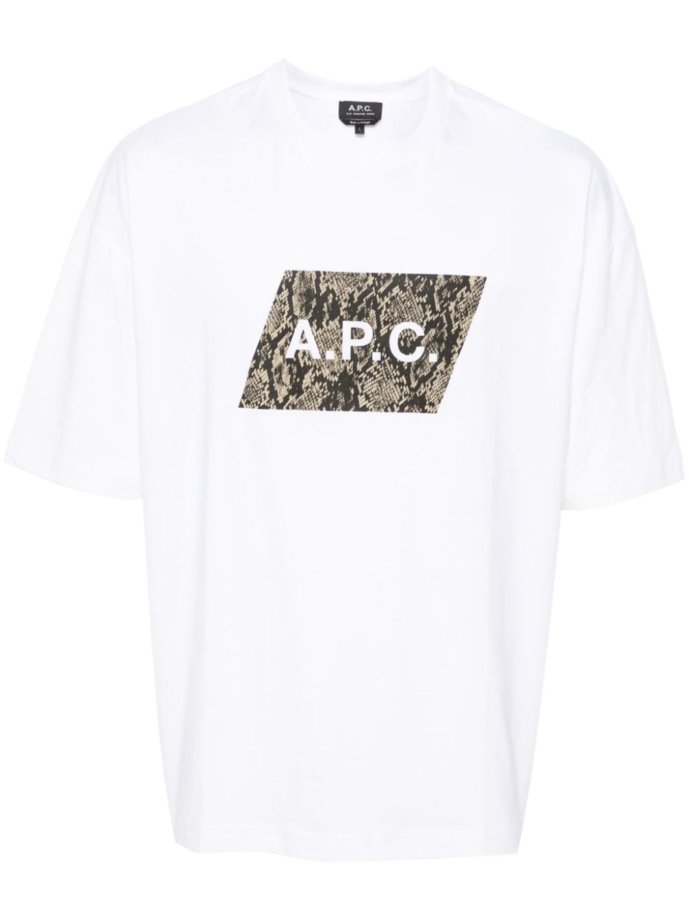 A.P.C. Cobra logo-print T-shirt - White von A.P.C.