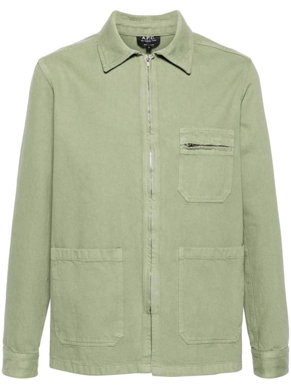 A.P.C. Connor cotton shirt jacket - Green von A.P.C.