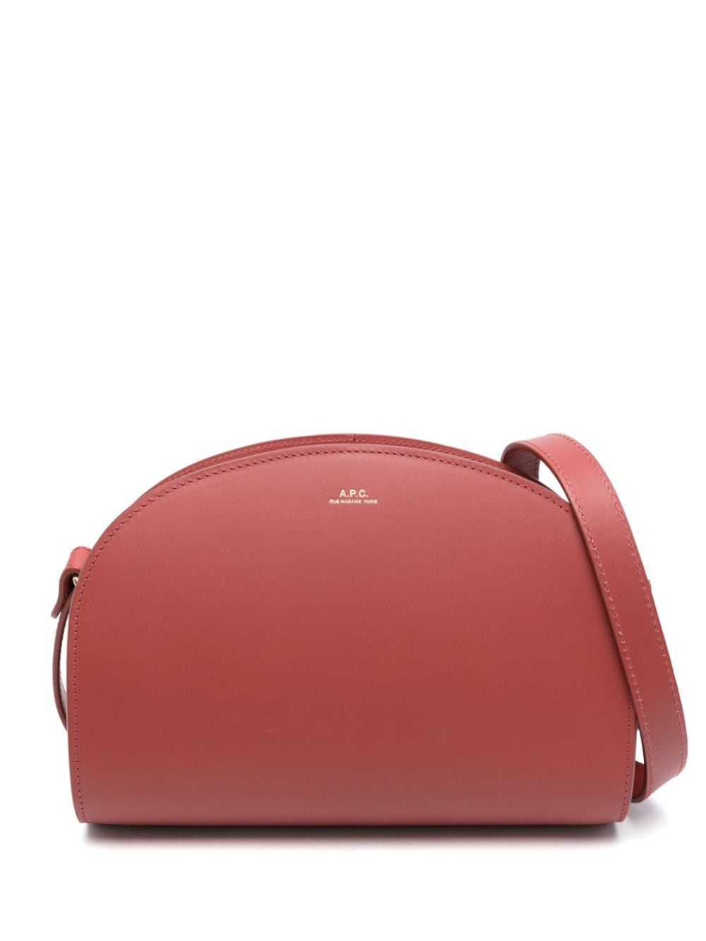 A.P.C. Demi-Lune crossbody bag - Red von A.P.C.