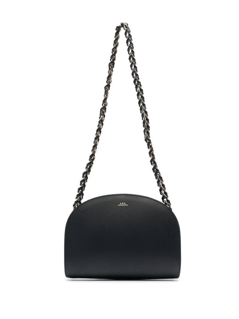 A.P.C. Demi Lune shoulder bag - Black von A.P.C.