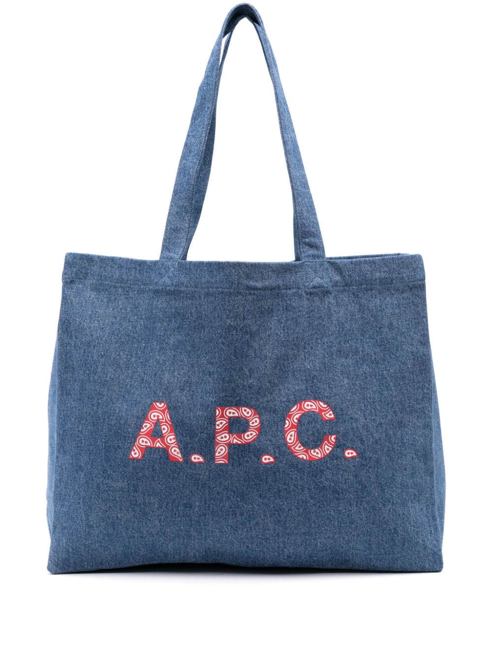 A.P.C. Diana denim tote bag - Blue von A.P.C.