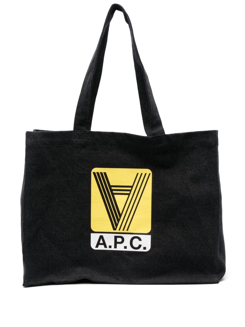 A.P.C. Diane logo-print tote bag - Black von A.P.C.