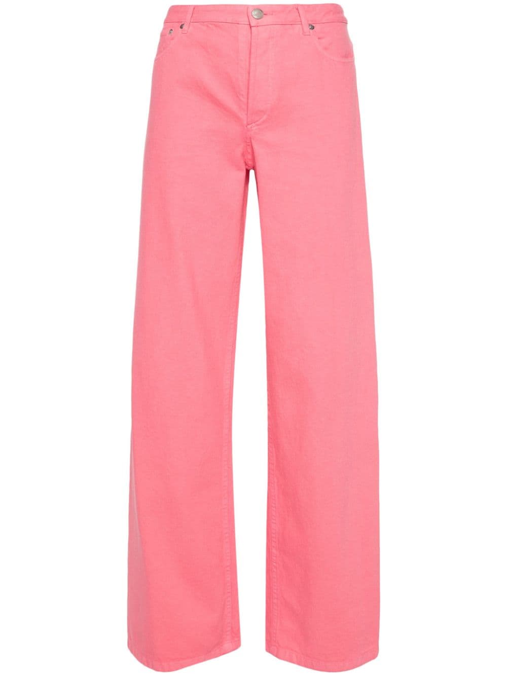 A.P.C. Elisabeth high-rise wide-leg jeans - Pink von A.P.C.