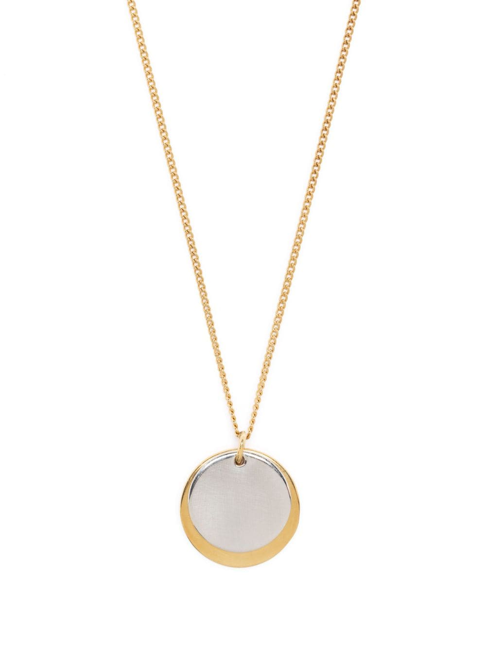 A.P.C. Eloi double medallion necklace - Gold von A.P.C.