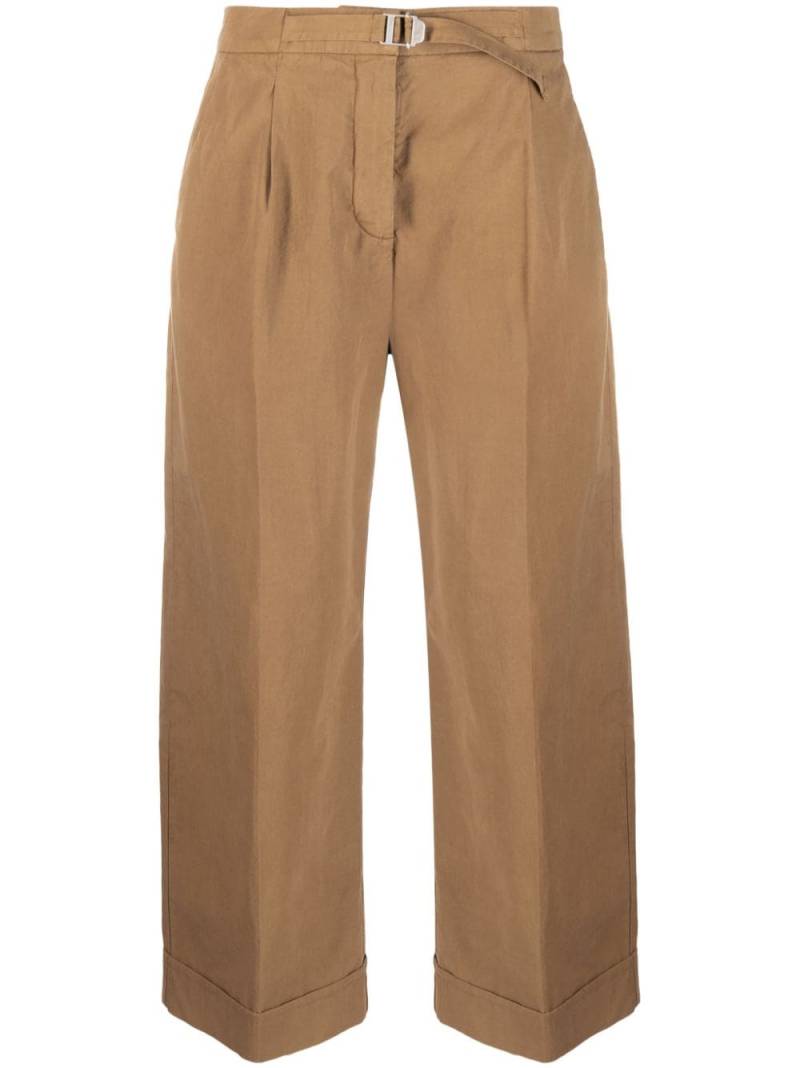 A.P.C. Euphemia belted wide-leg trousers - Brown von A.P.C.