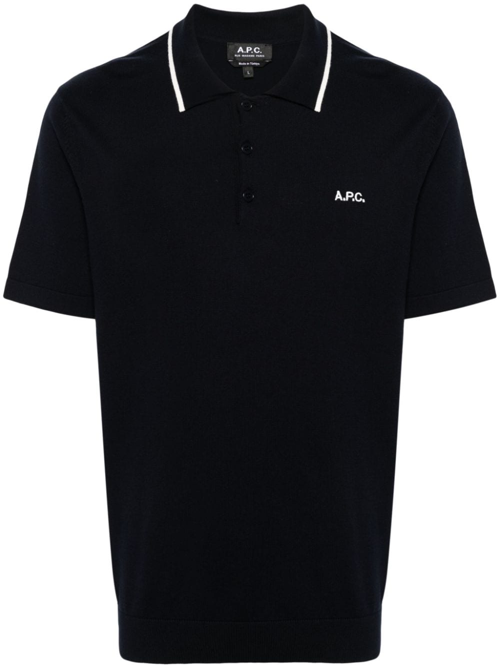 A.P.C. Flynn cotton polo shirt - Blue von A.P.C.