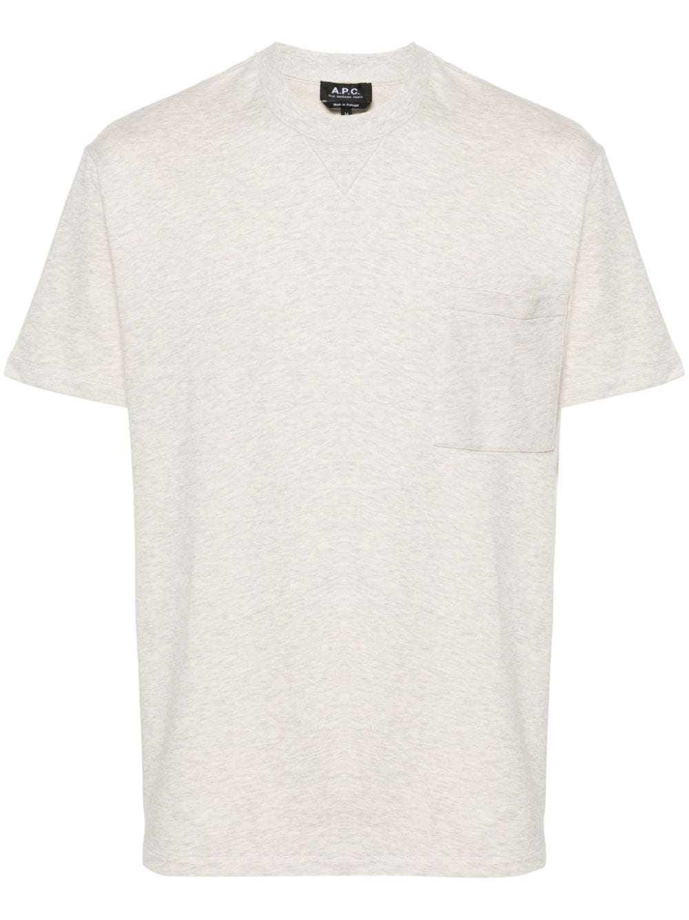 A.P.C. Jhonny cotton T-shirt - Neutrals von A.P.C.