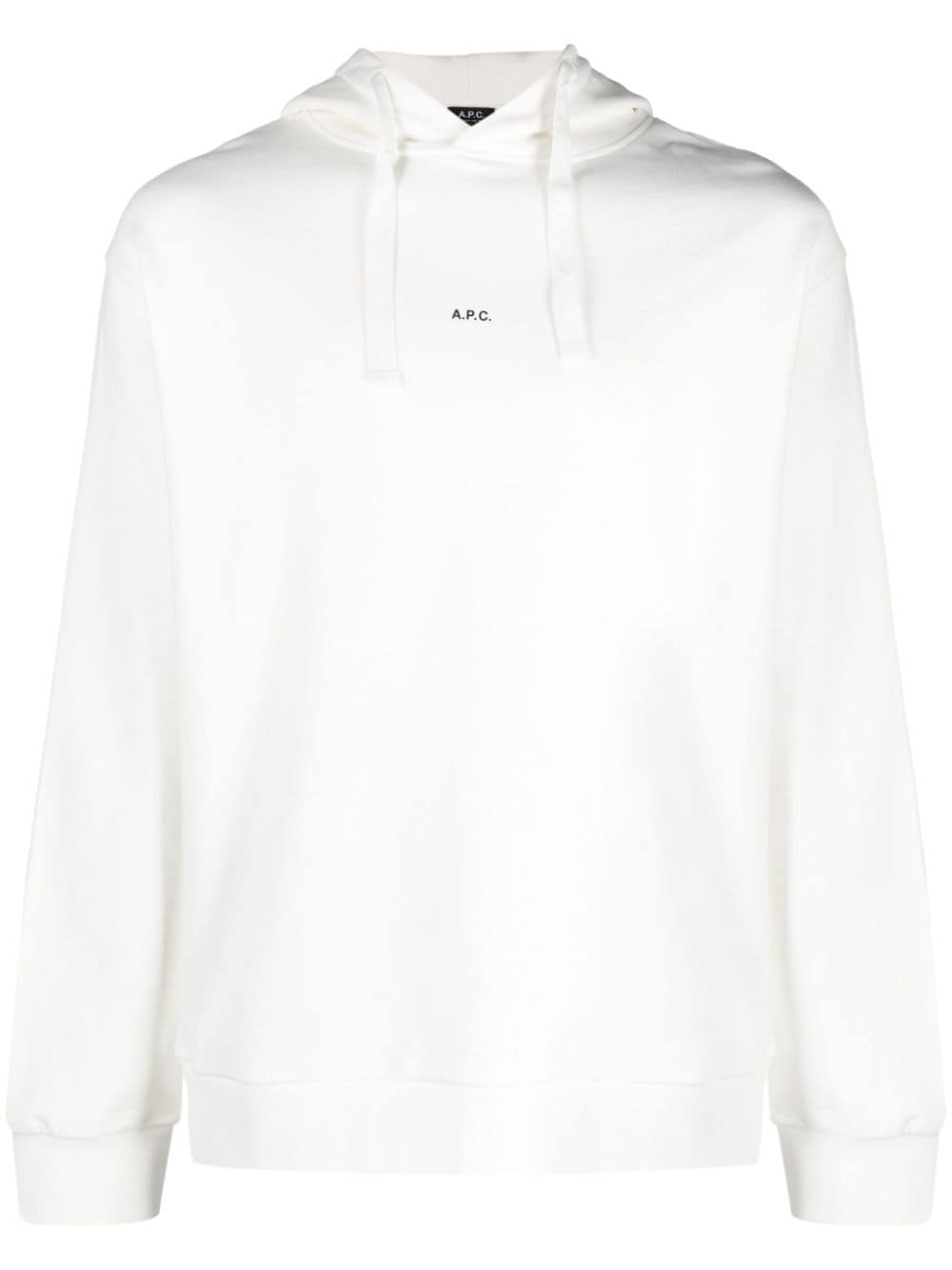 A.P.C. Larry logo-print hoodie - White von A.P.C.