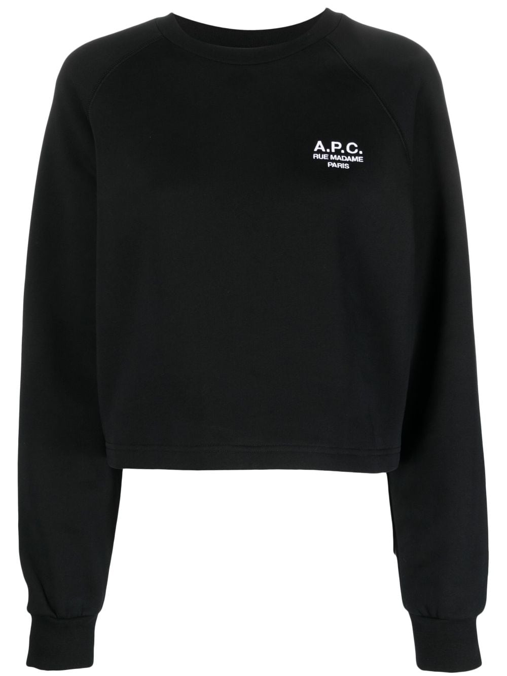 A.P.C. Oona logo-embroidered sweatshirt - Black von A.P.C.