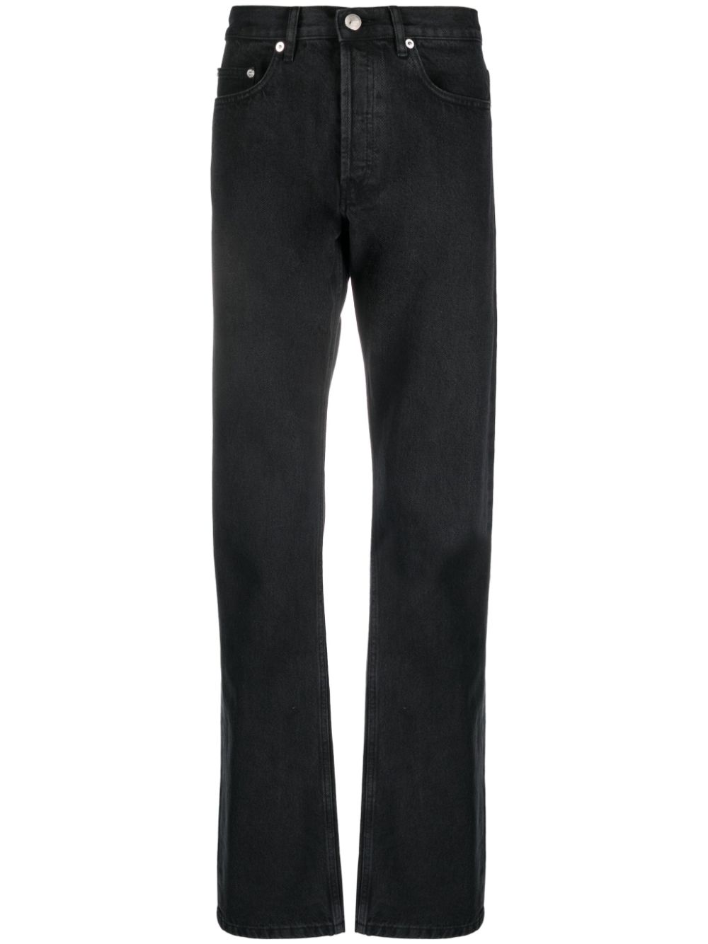 A.P.C. New Standard mid-rise straight-leg jeans - Black von A.P.C.
