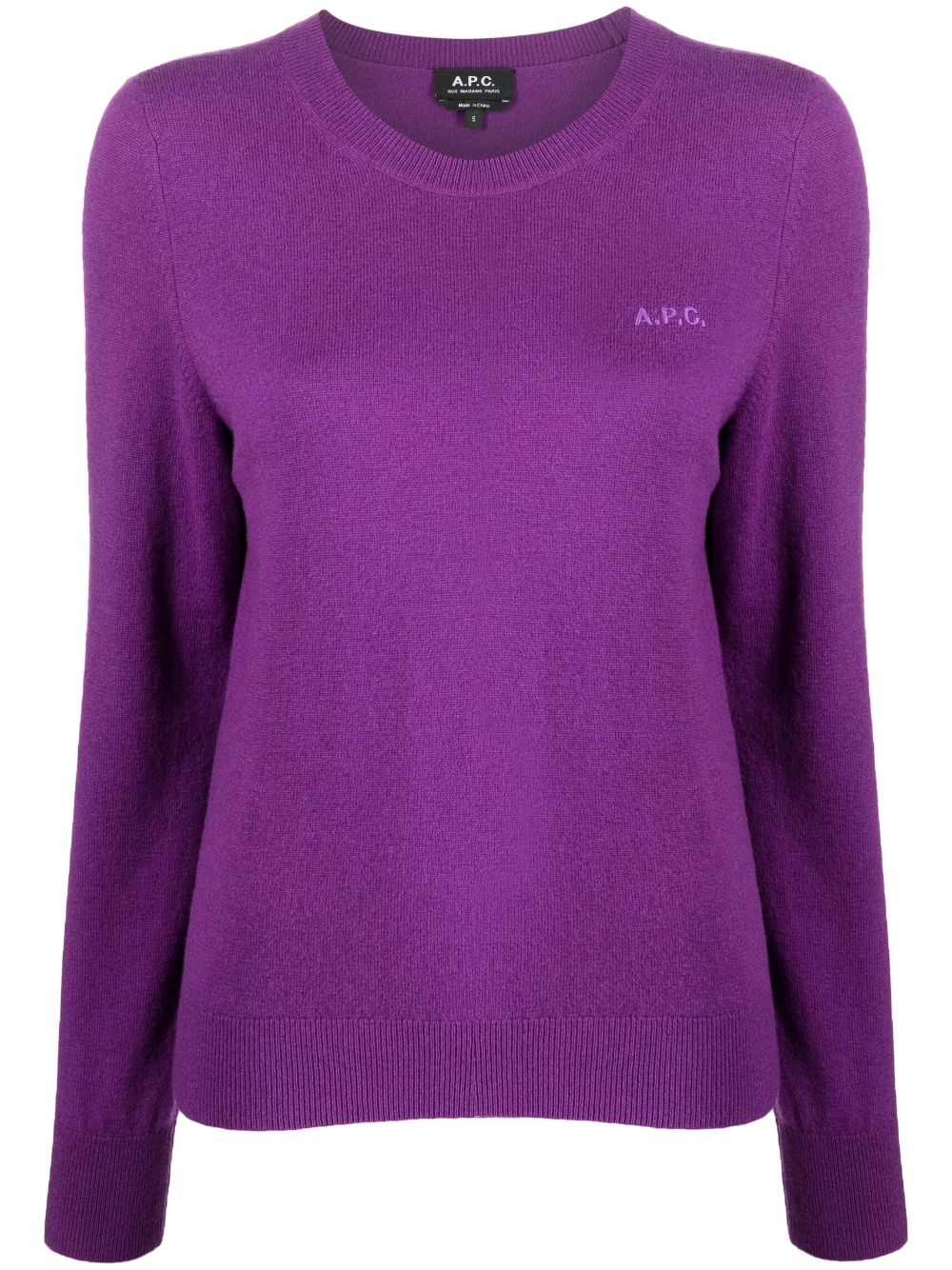 A.P.C. Nina virgin wool jumper - Purple von A.P.C.