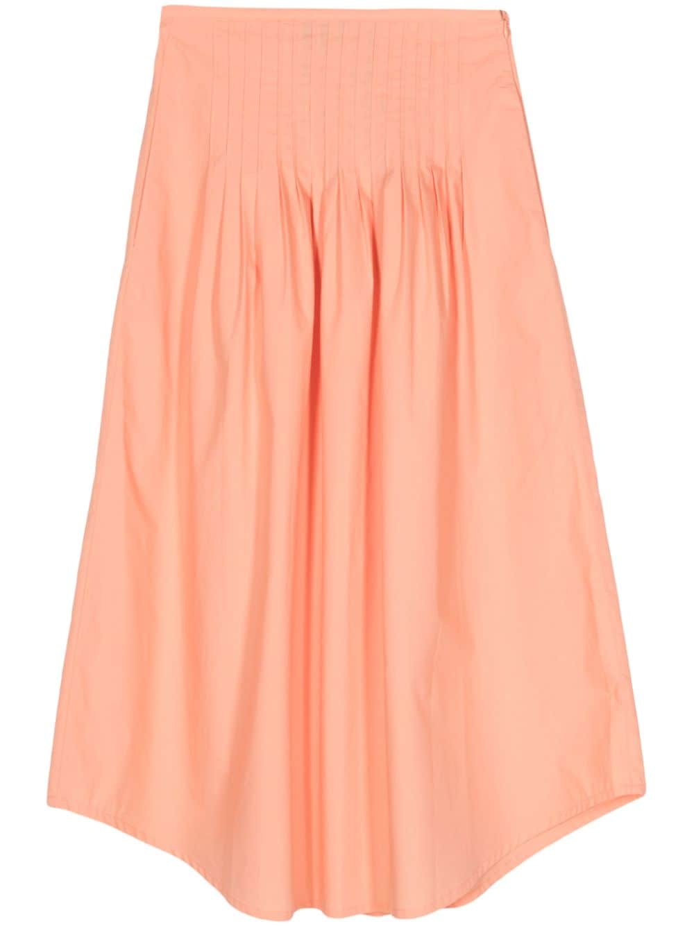 A.P.C. Olympia cotton skirt - Orange von A.P.C.