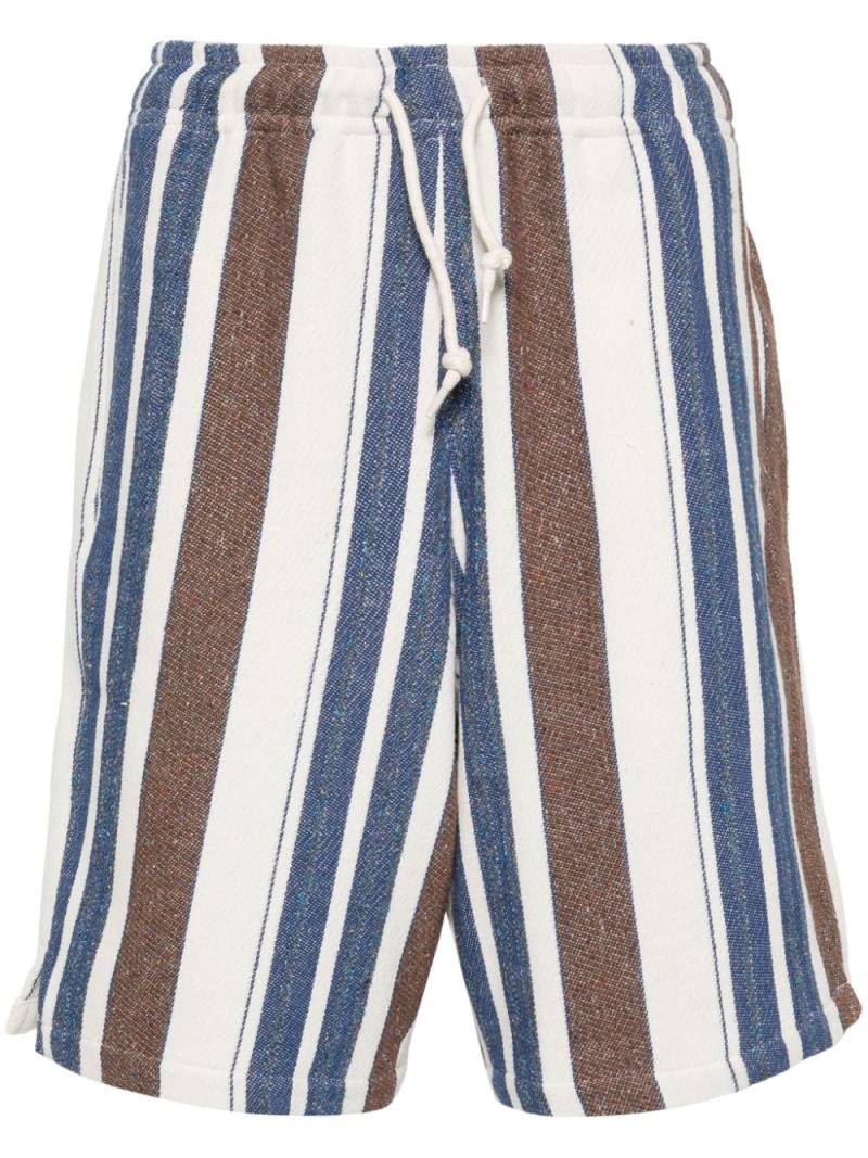 A.P.C. Paul striped shorts - Blue von A.P.C.