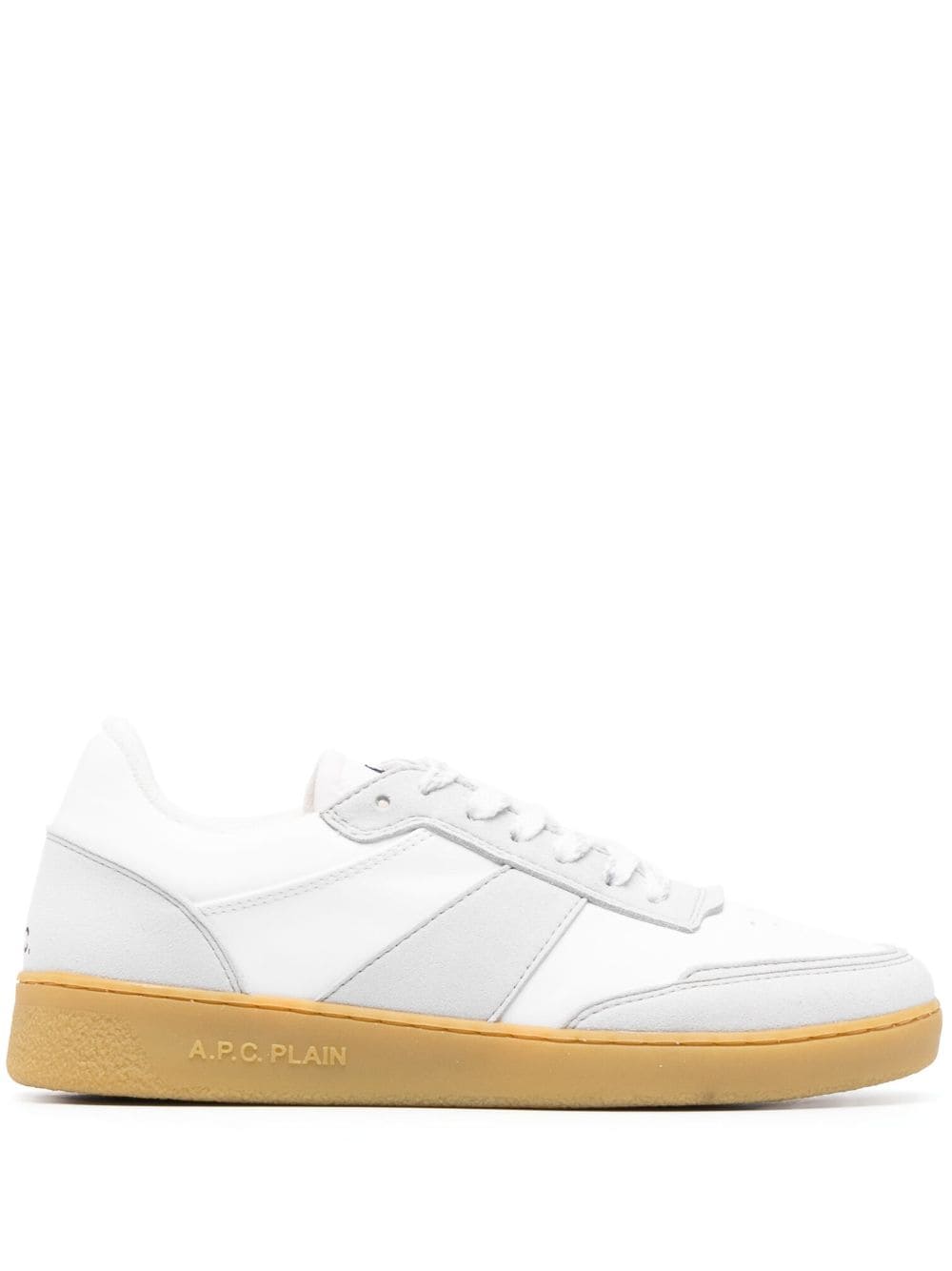 A.P.C. Plain low-top sneakers - White von A.P.C.