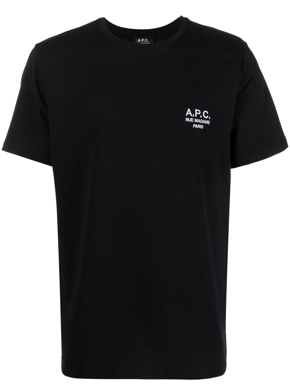 A.P.C. Raymond logo-embroidered T-shirt - Black von A.P.C.