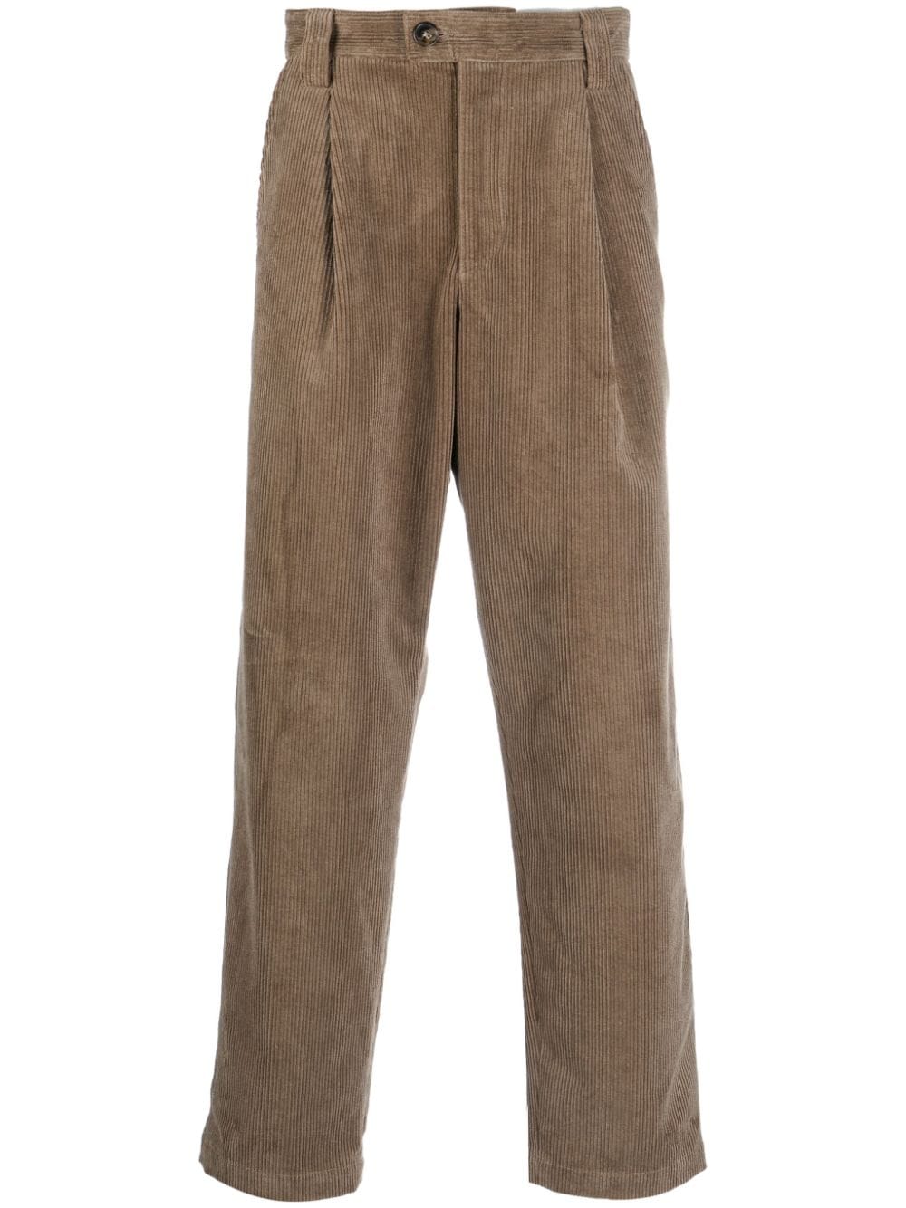 A.P.C. Renato corduroy straight-leg trousers - Brown von A.P.C.