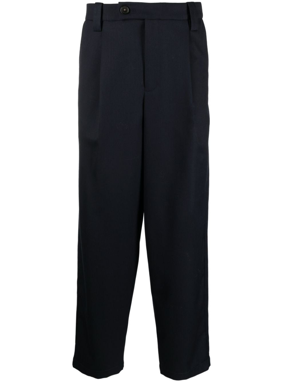 A.P.C. Renato pleated wool trousers - Blue von A.P.C.