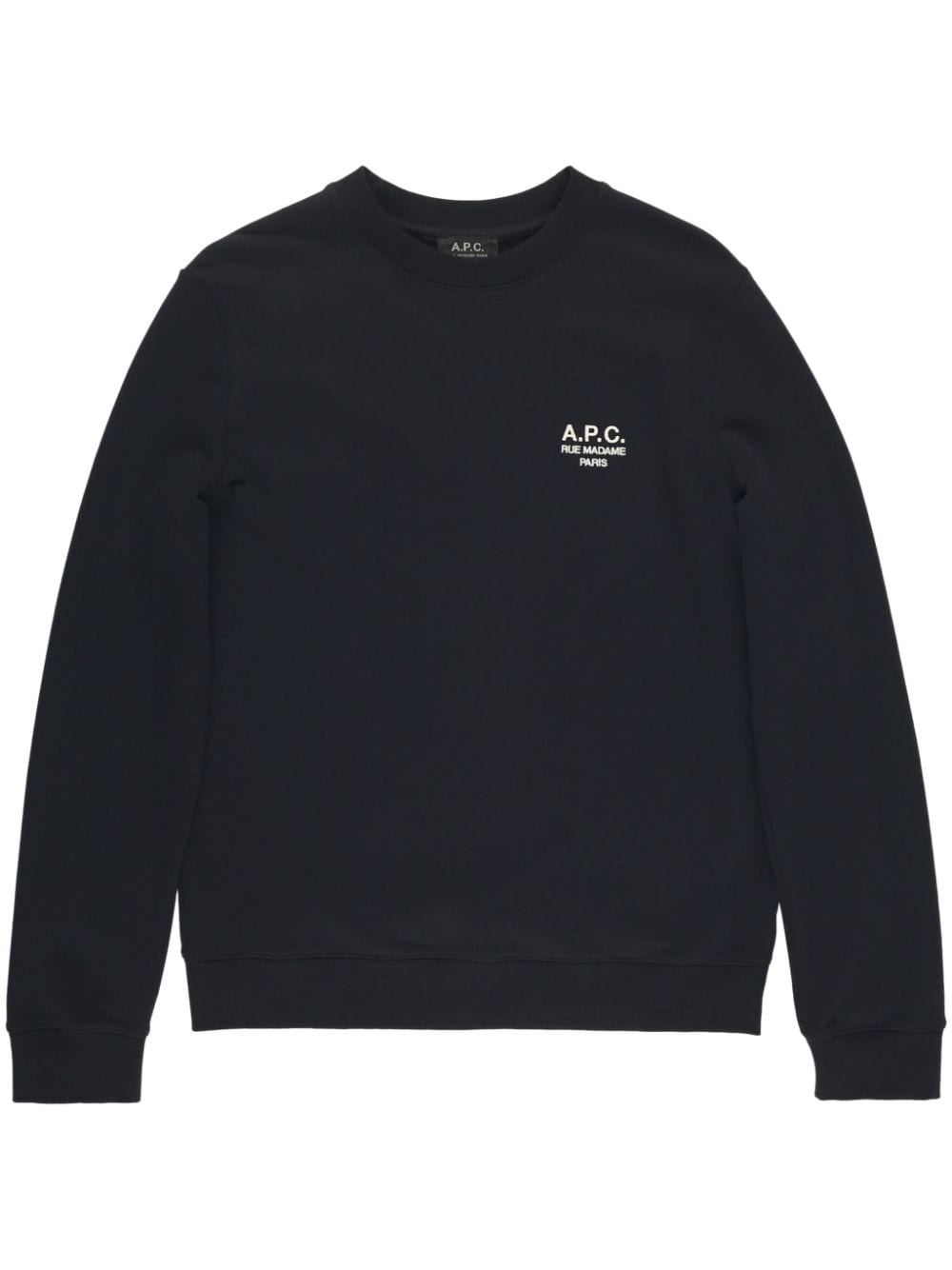 A.P.C. Rider logo-embroidered sweatshirt - Black von A.P.C.