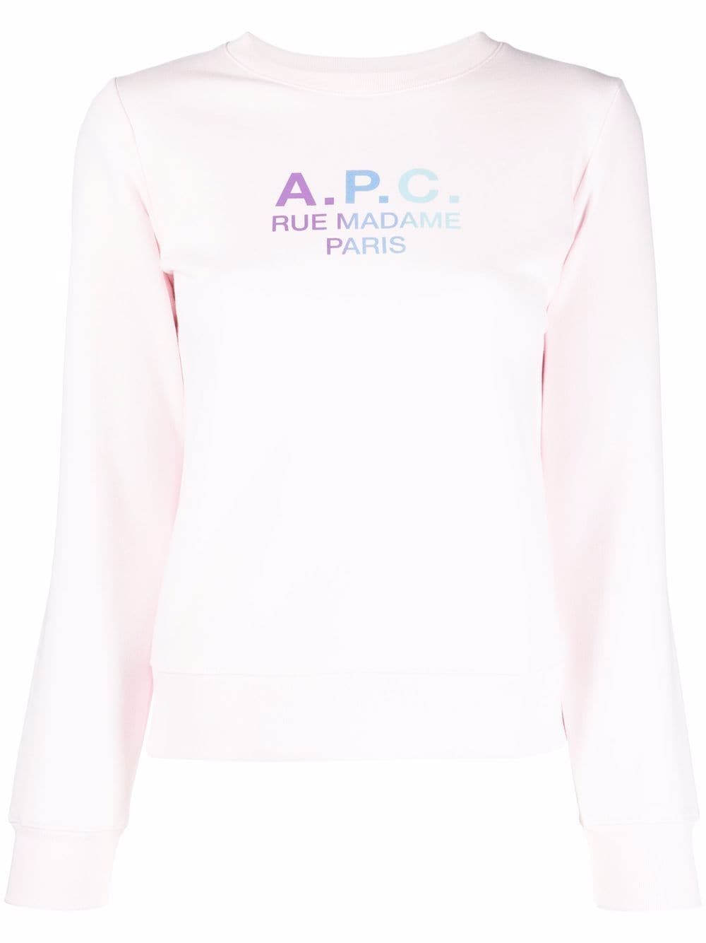 A.P.C. Rue Madame Paris cotton sweatshirt - Pink von A.P.C.