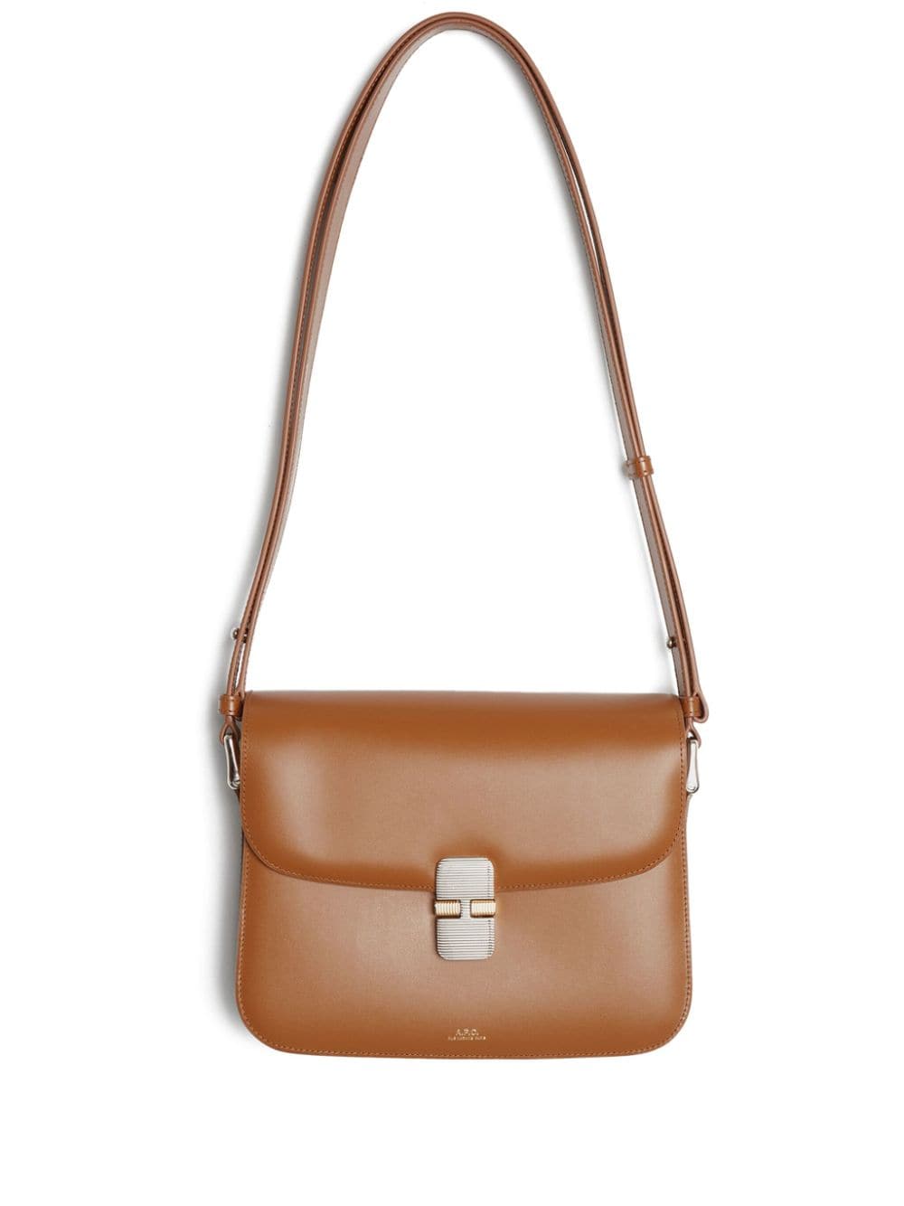 A.P.C. Sac Grace leather shoulder bag - Brown von A.P.C.