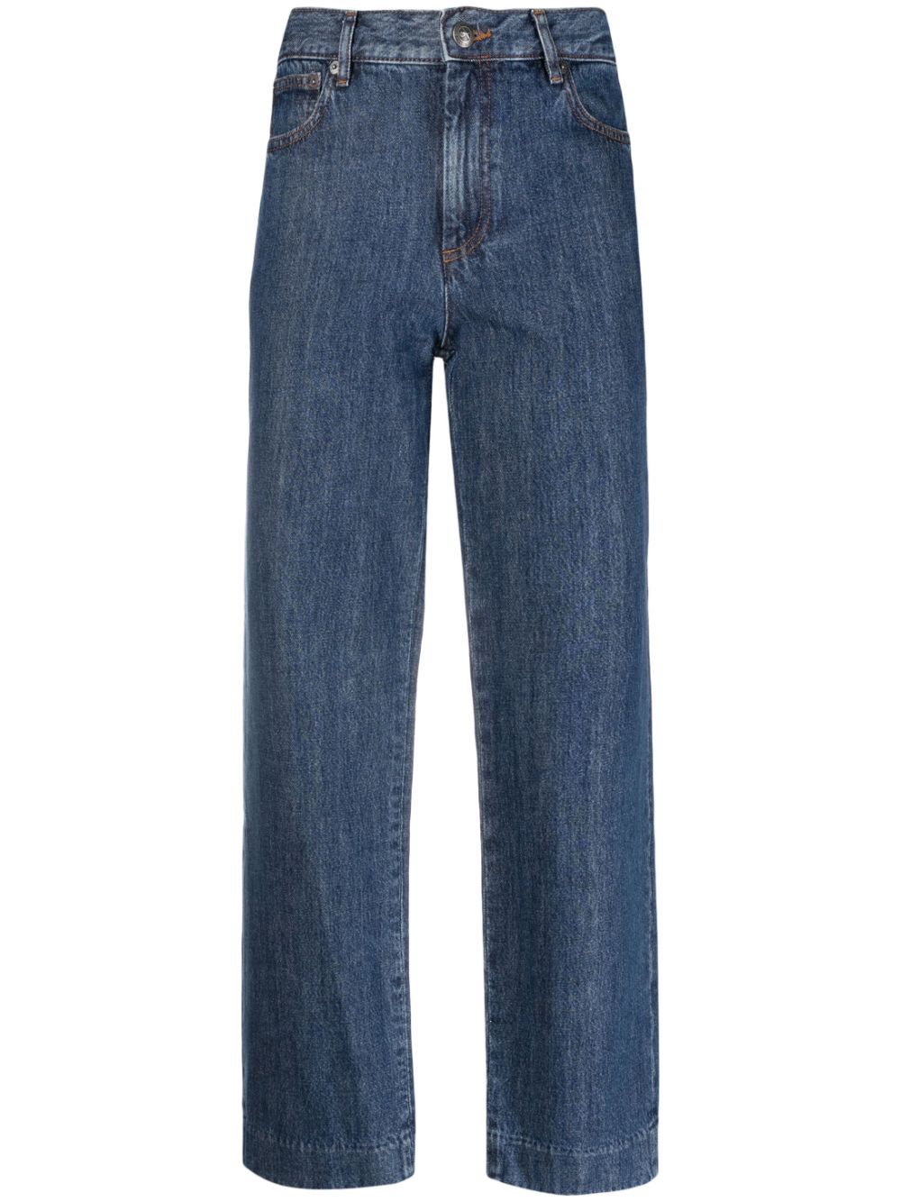 A.P.C. Sailor cropped jeans - Blue von A.P.C.