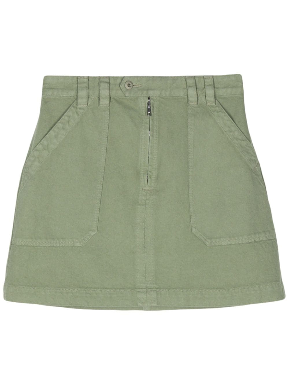 A.P.C. Sarah denim mini skirt - Green von A.P.C.