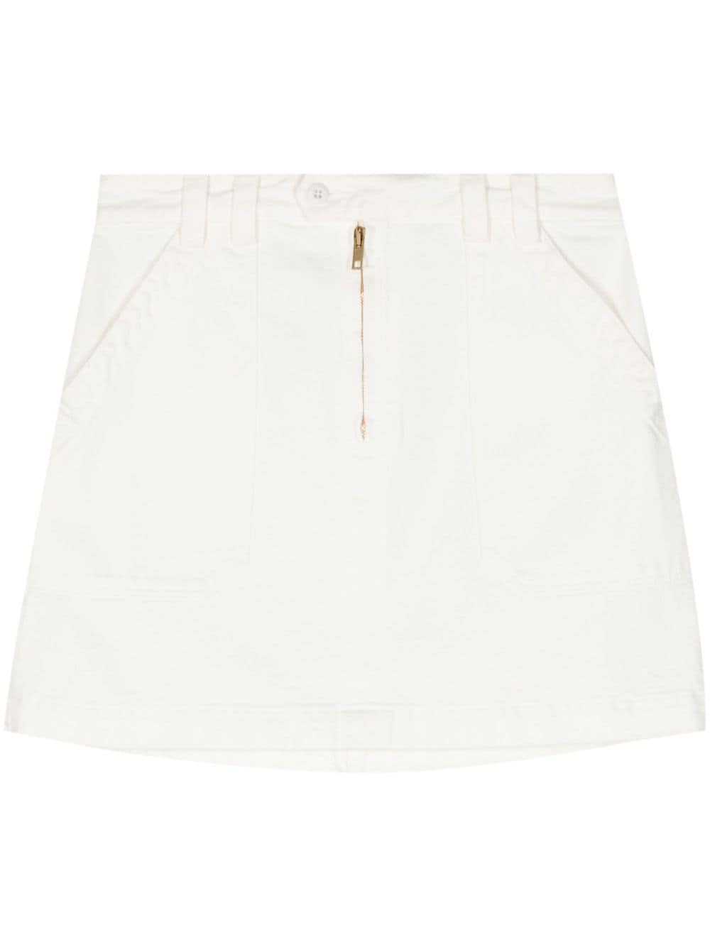 A.P.C. Sarah denim mini skirt - White von A.P.C.